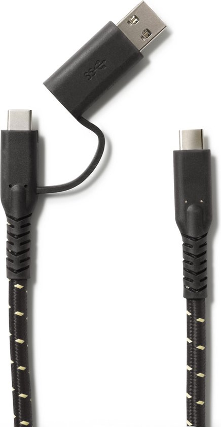 Fairphone USB-C 3.2 kabel Zwart