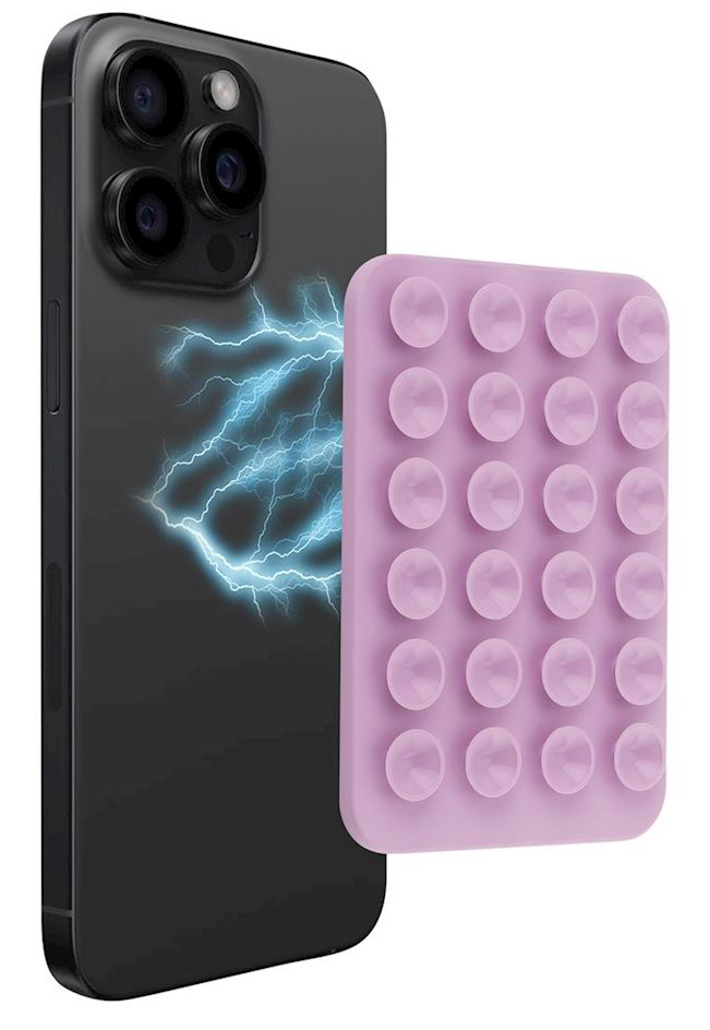 Musthavz MagStikit MagSafe wallet zuignap roze