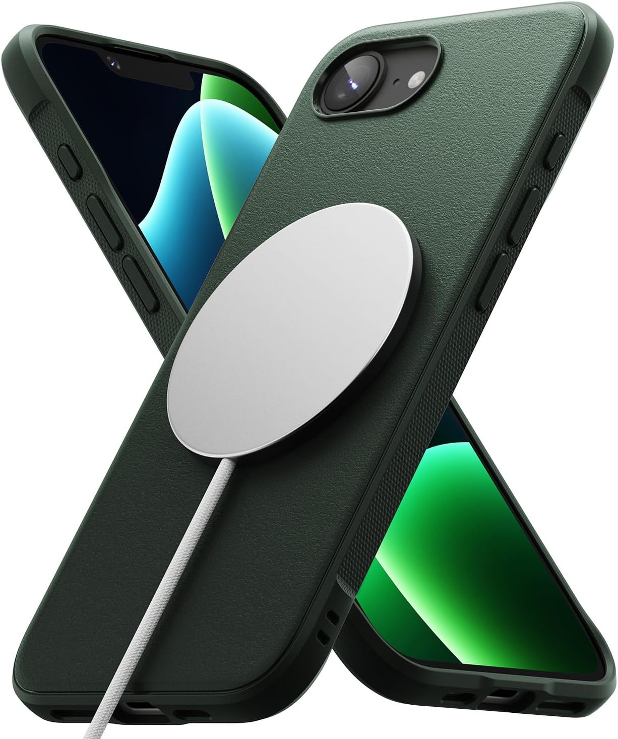 Ringke Onyx MagSafe iPhone 17e / 16e hoesje groen