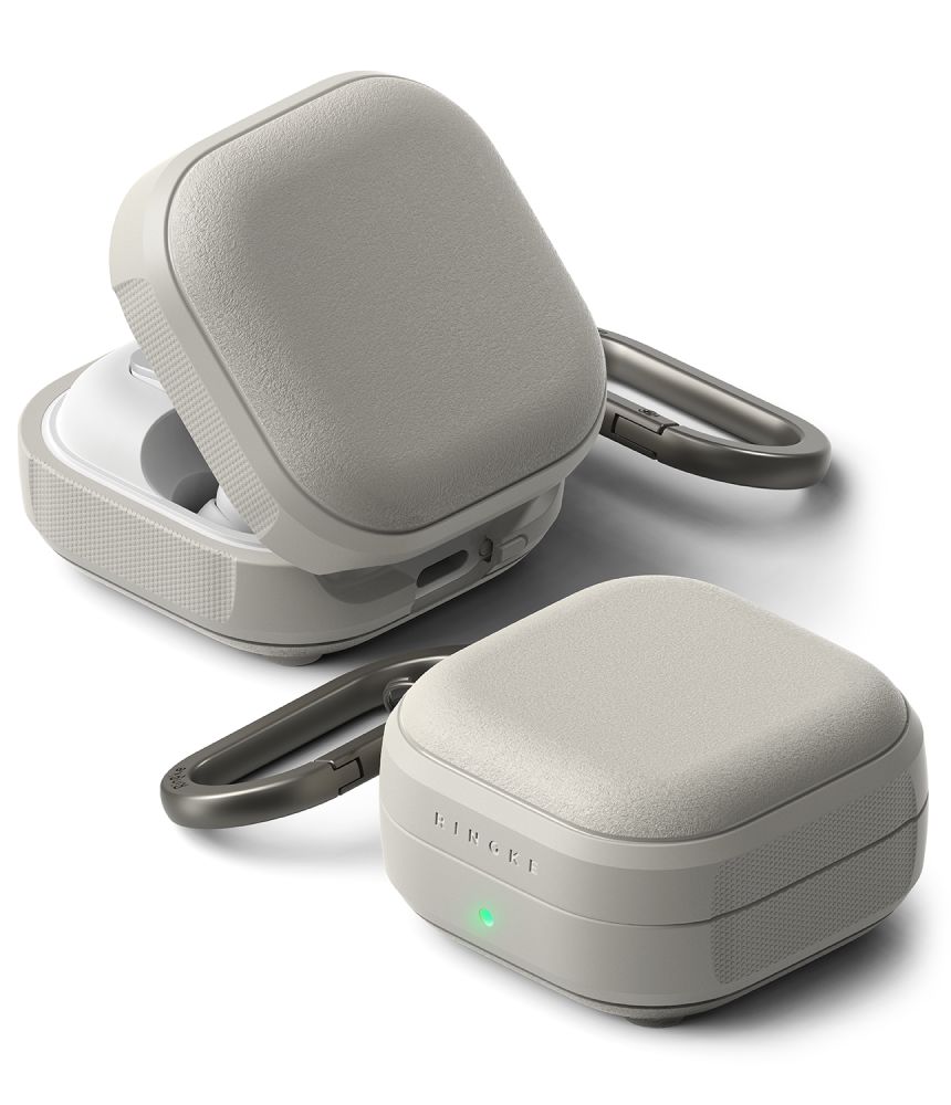 Ringke Onyx MagSafe Galaxy Buds 4 / Galaxy Buds 4 Pro hoesje beige