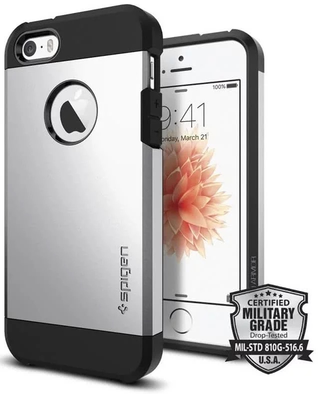 Spigen SGP Tough Armor H&uuml;lle f&uuml;r iPhone 5/5S, silber