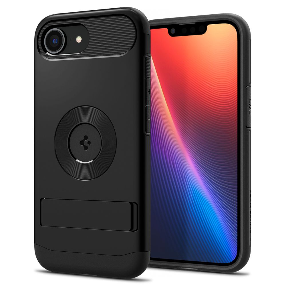 Spigen Slim Armor MagSafe iPhone 17e / 16e hoesje zwart 