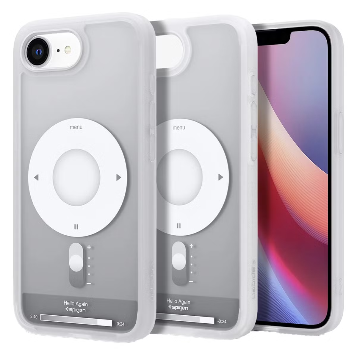 Spigen Ultra Hybrid MagSafe iPhone 16e hoesje zilver