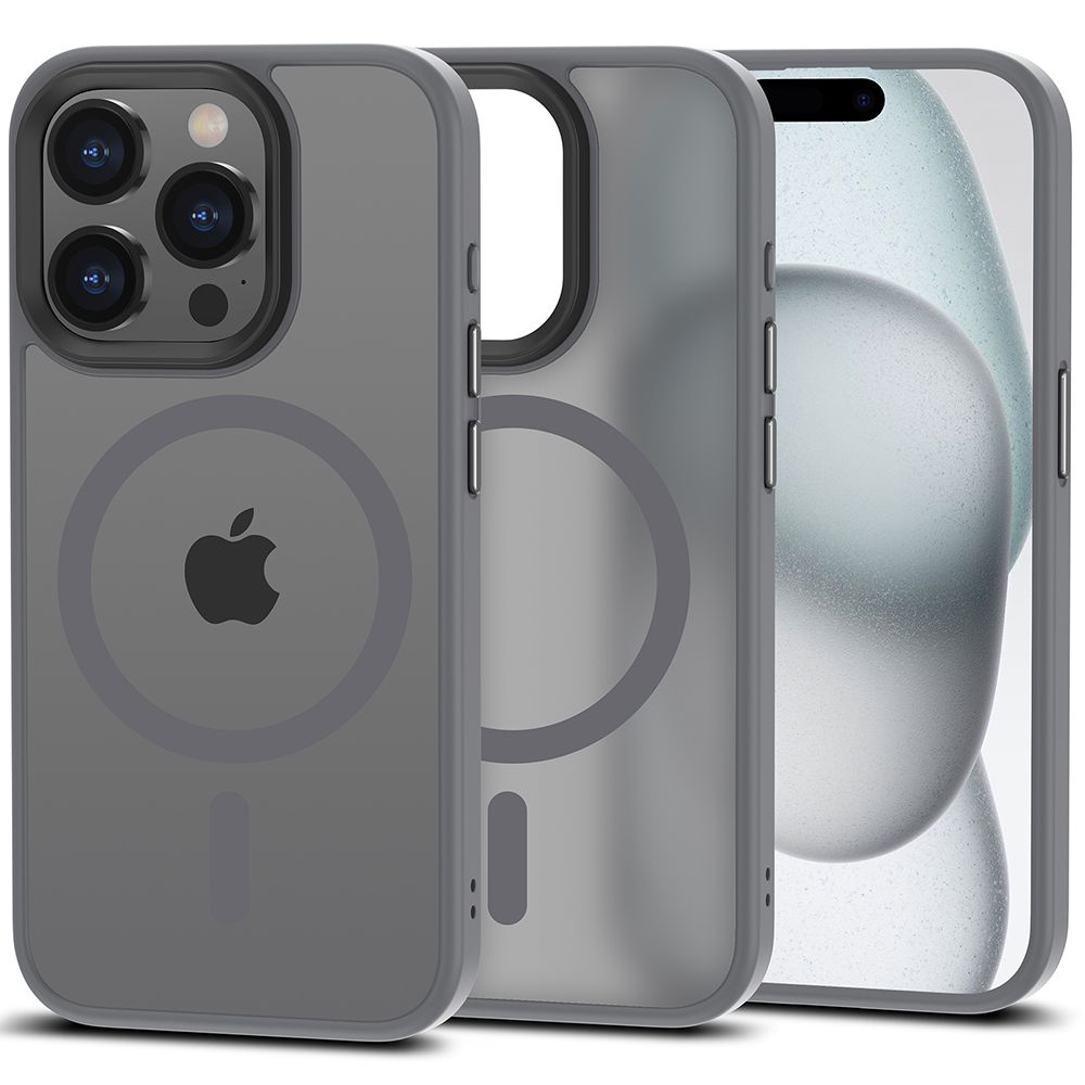 Tech Protection MagSafe iPhone 15 Pro hoesje titanium