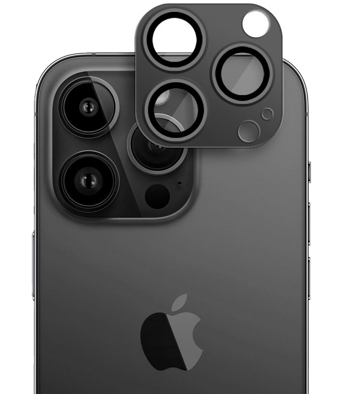 Tech Protection iPhone 14 Pro / iPhone 14 Pro Max volledige camera protector zwart