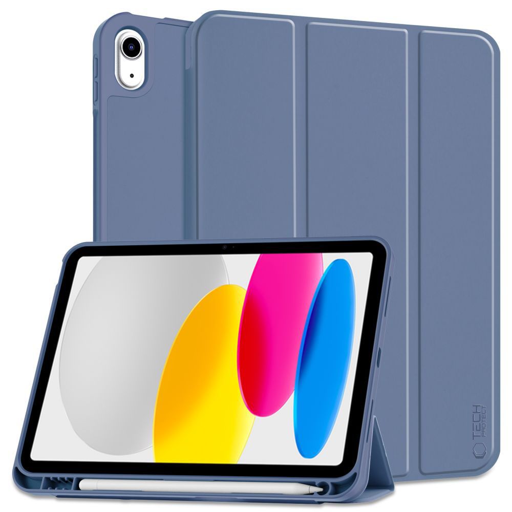 TechProtection Pencil iPad 11 inch / iPad 10,9 inch&nbsp;hoesje grijsblauw