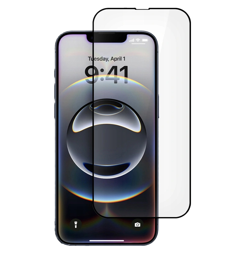 TechProtection edge to edge glazen iPhone 17e / 16e screenprotector