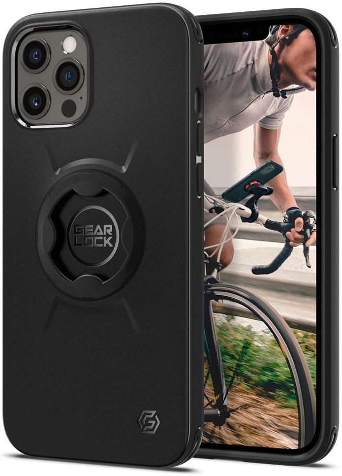 Spigen Gear Lock iPhone 12 Pro Max hoesje Zwart
