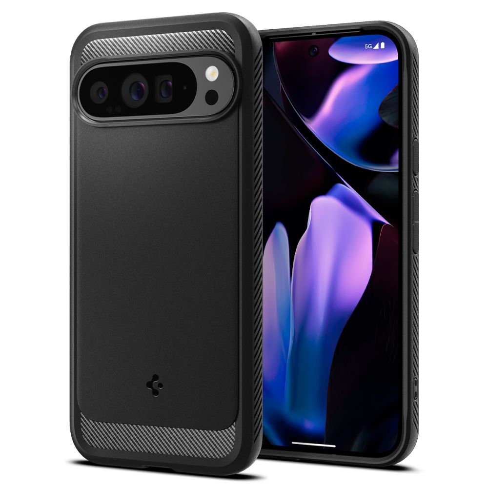 Spigen Rugged Armor Pixel 9 Pro XL hoesje zwart
