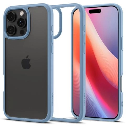 Spigen Crystal Hybrid iPhone 16 Pro Max&nbsp;hoesje blauw 