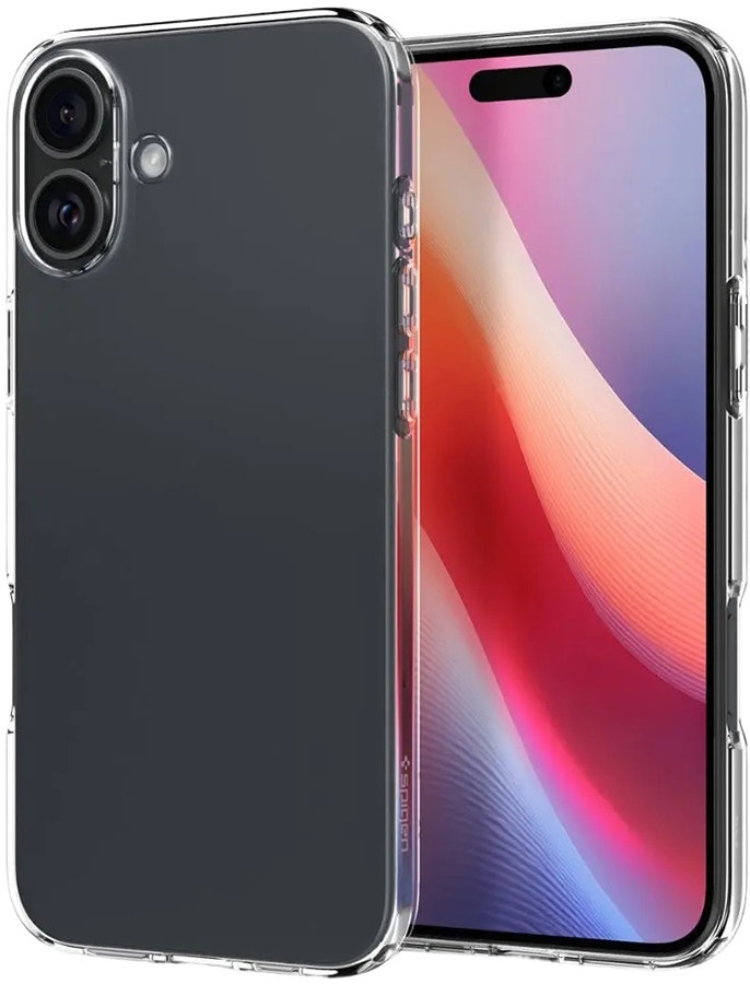 Spigen Crystal Flex iPhone 16 hoesje transparant 