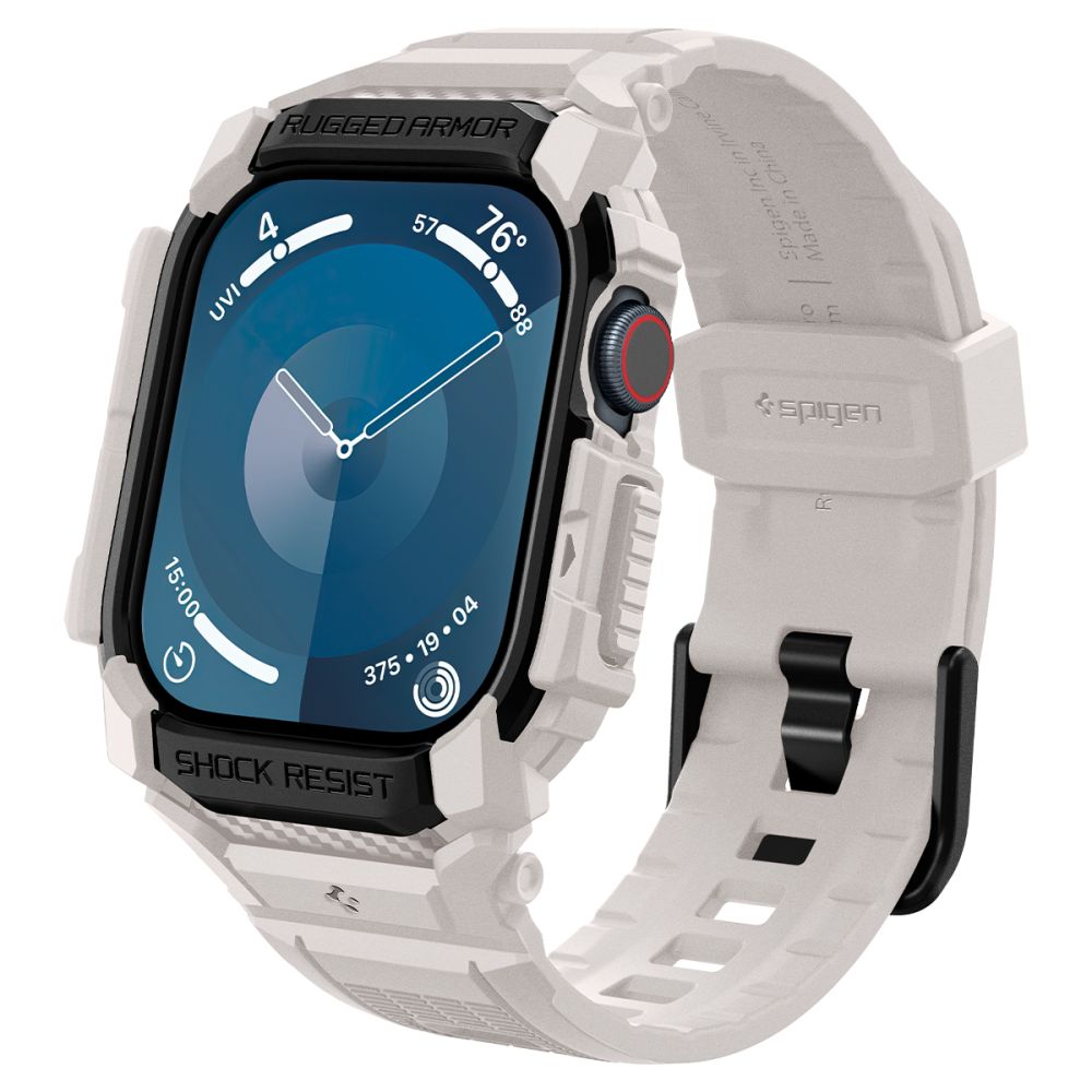 Spigen Rugged Armor Pro Apple Watch 10 46 mm hoesje beige
