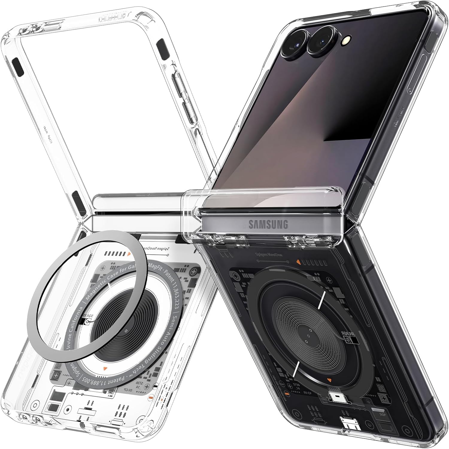 Spigen Ultra Hybrid MagSafe Galaxy Z Flip 7 hoesje Neo One