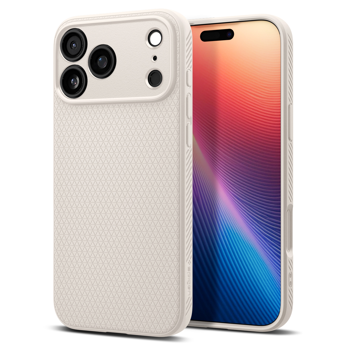 Spigen Liquid Air iPhone 17 Pro Max hoesje titanium