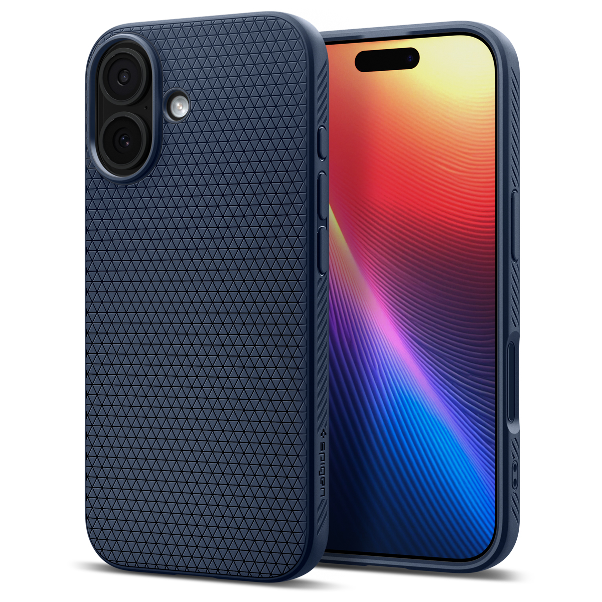 Spigen Liquid Air iPhone 17 hoesje blauw