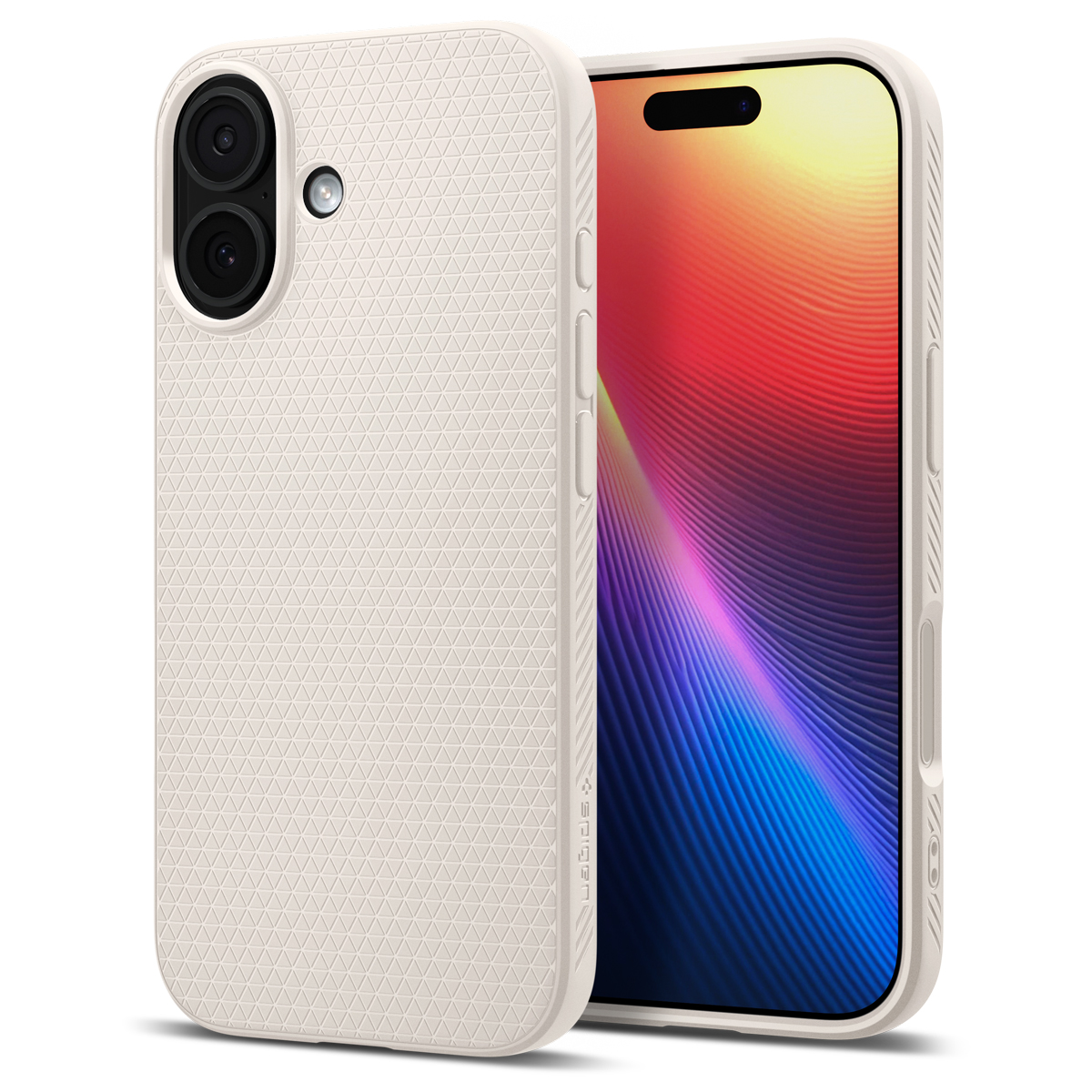 Spigen Liquid Air iPhone 17 hoesje titanium