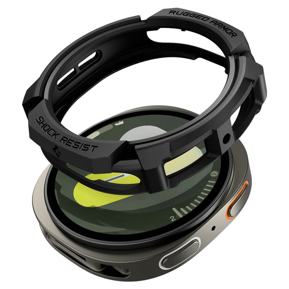 Spigen Rugged Armor Galaxy Watch 8 44 mm hoesje zwart