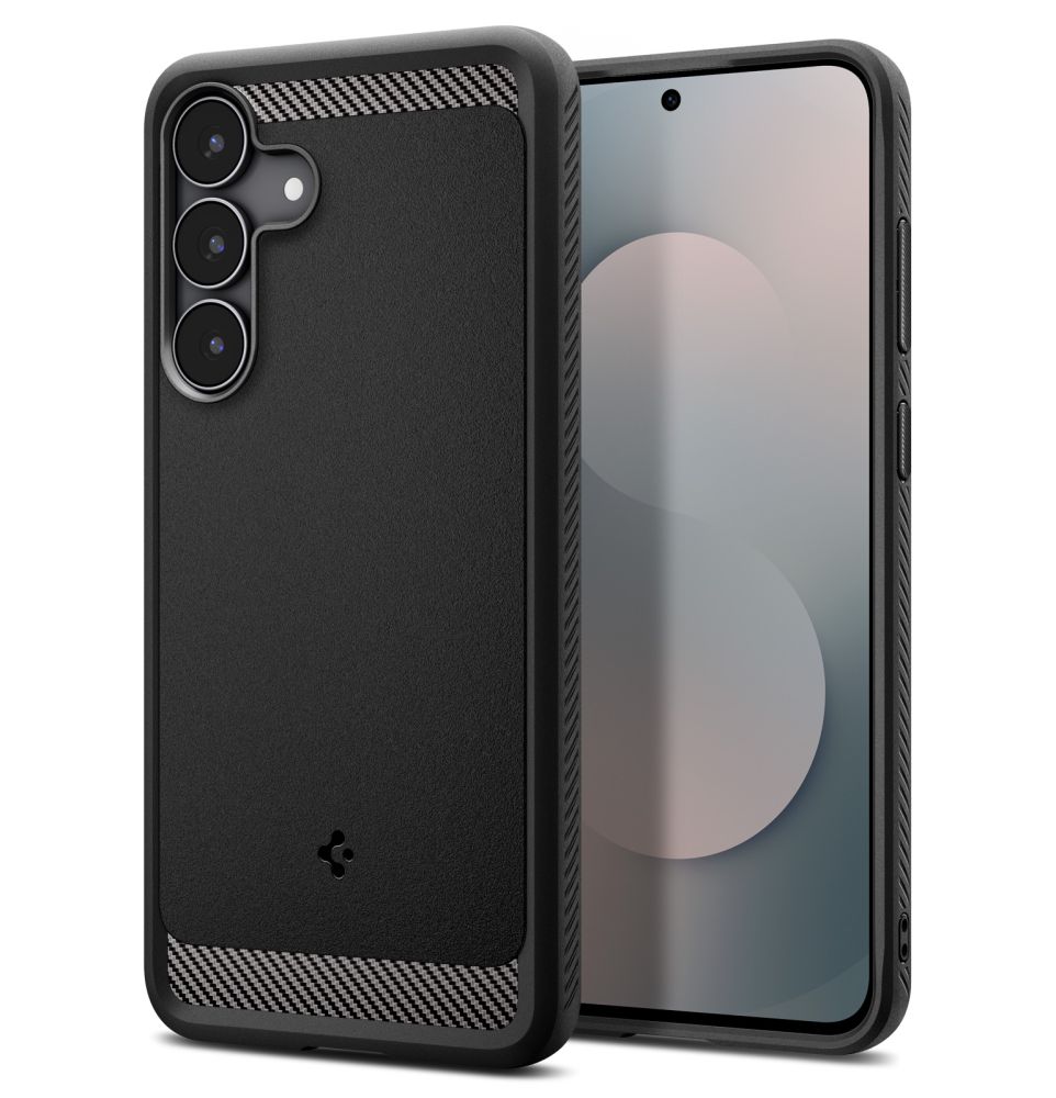 Spigen Rugged Armor Galaxy S25 FE hoesje zwart