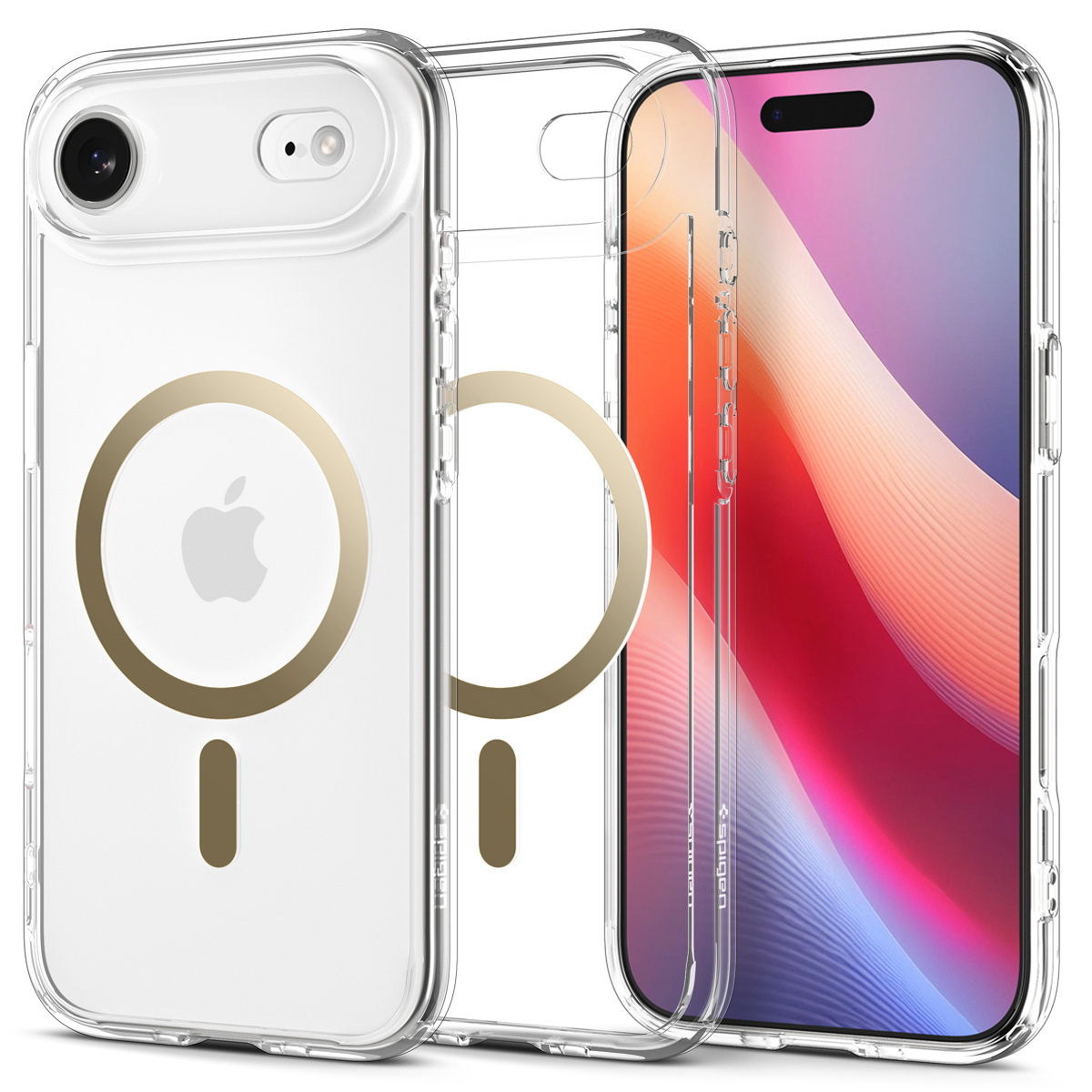 Spigen Ultra Hybrid MagSafe iPhone 17 Air hoesje goud