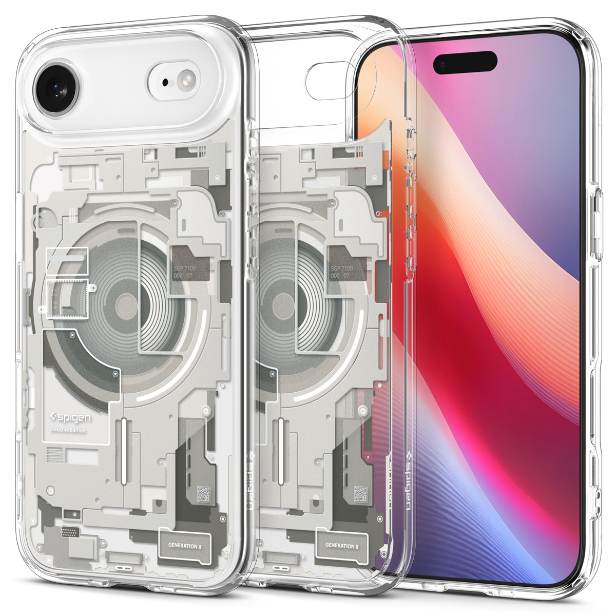 Spigen Ultra Hybrid MagSafe iPhone 17 Air hoesje zero one titanium