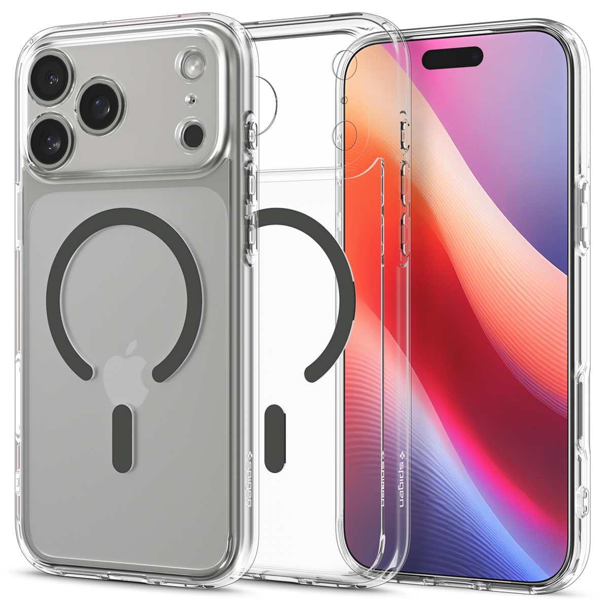 Spigen Ultra Hybrid MagSafe iPhone 17 Pro hoesje graphite