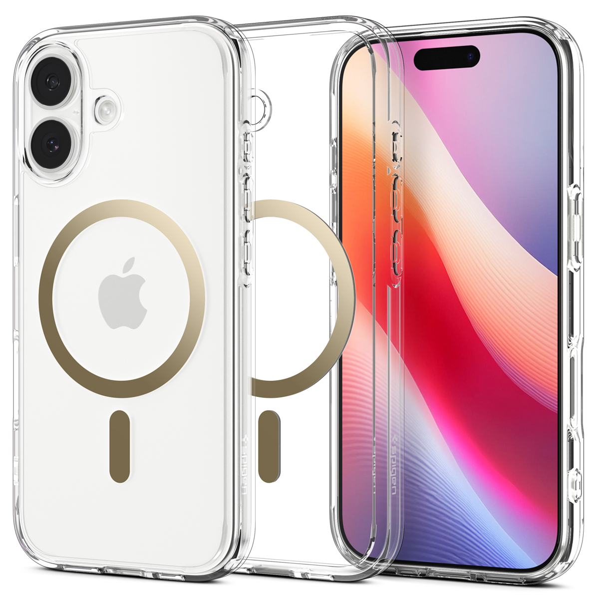 Spigen Ultra Hybrid MagSafe iPhone 17 hoesje goud