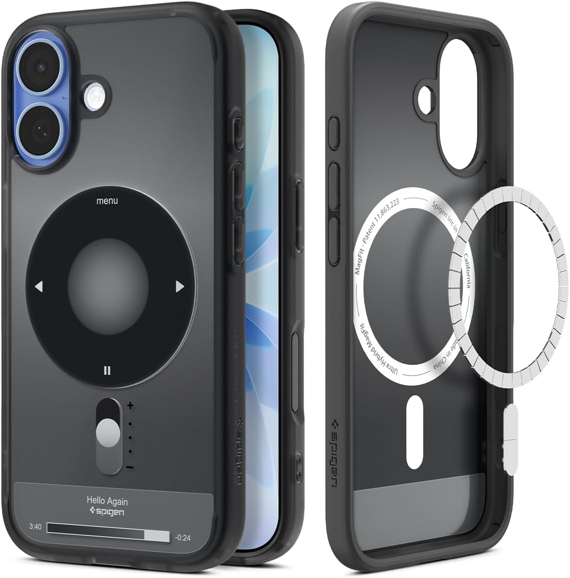 Spigen Ultra Hybrid MagSafe iPhone 17 hoesje zwart