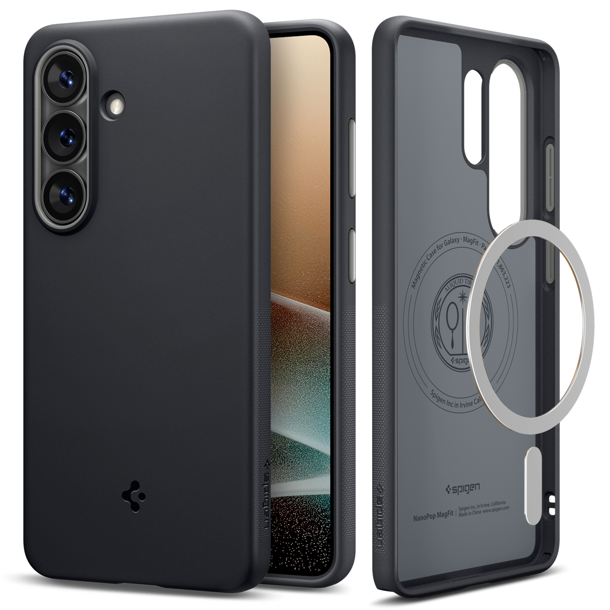 Spigen Nano Pop MagSafe Galaxy S26&nbsp;Ultra hoesje zwart