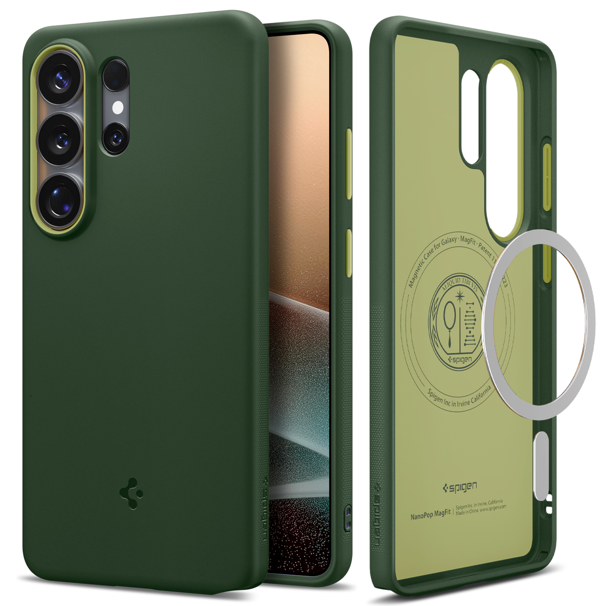 Spigen Nano Pop MagSafe Galaxy S26&nbsp;Ultra hoesje groen