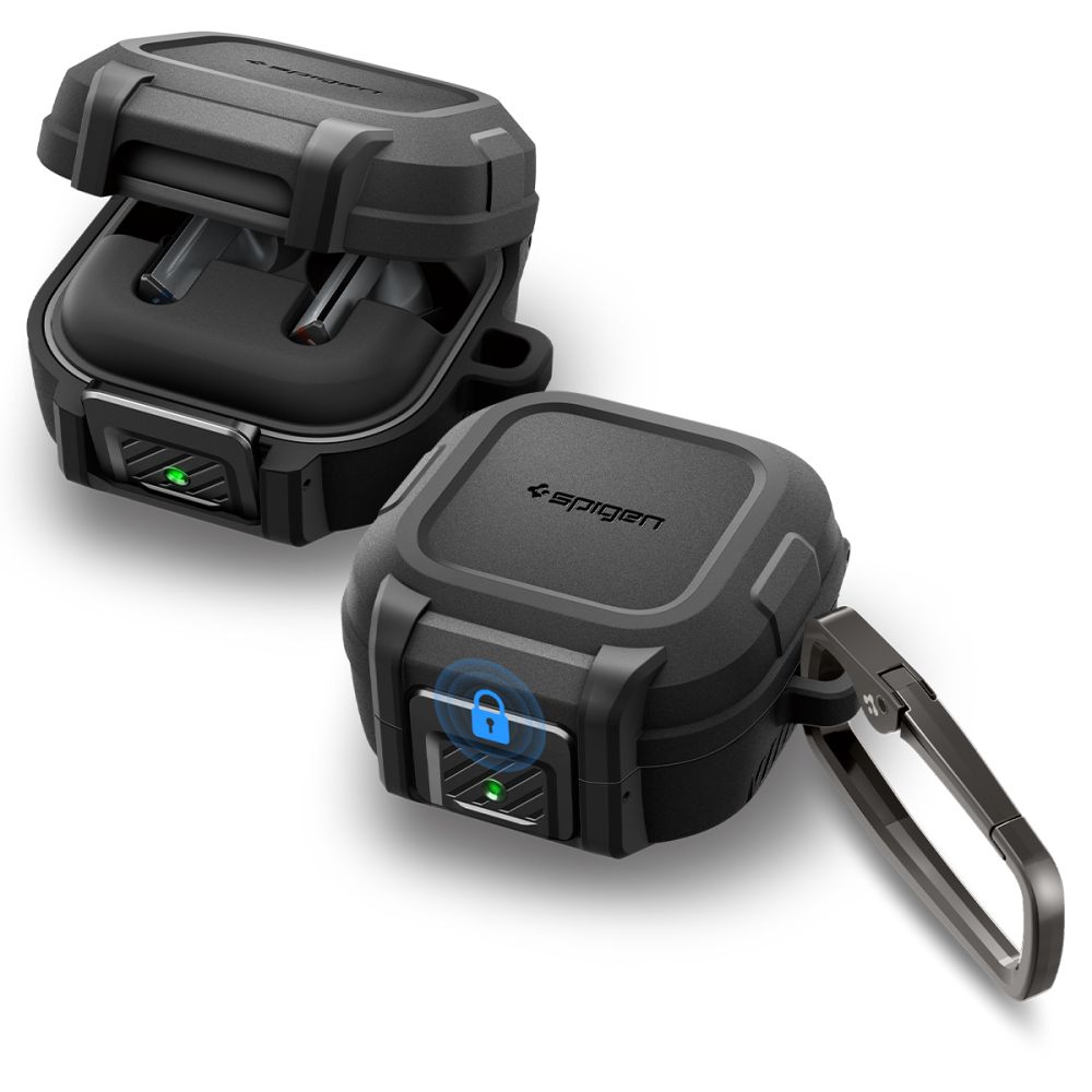 Spigen Lock Fit Galaxy Buds 4 Pro / Galaxy Buds 4 hoesje zwart