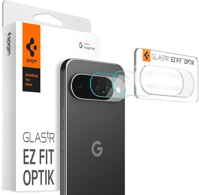 Spigen Optik EZ Fit Google Pixel 10 camera lens protector 2 pack