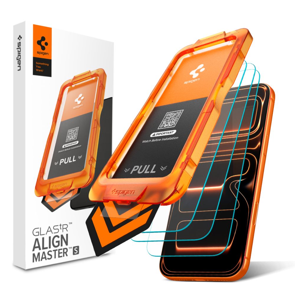 Spigen ALM Glastr Slim iPhone 17 Pro screenprotector 3 pack