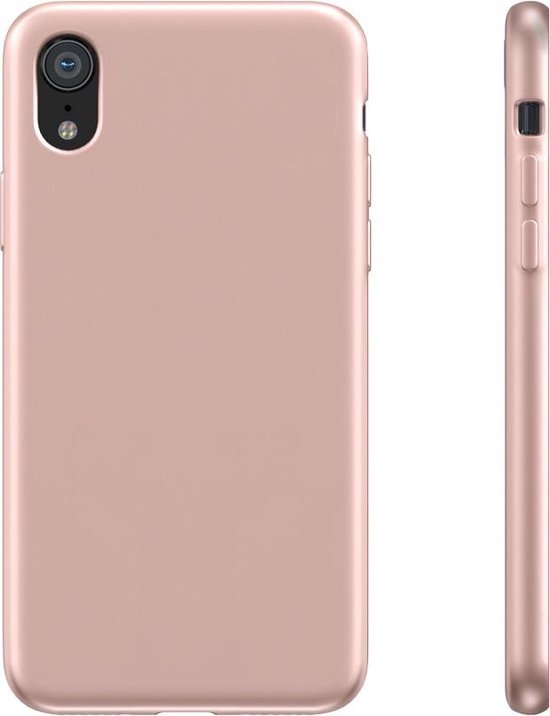 BeHello Liquid Silicone iPhone XR hoesje Roze