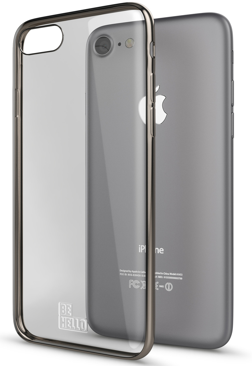 Be Hello Chrome Gel iPhone 7 hoesje Gold