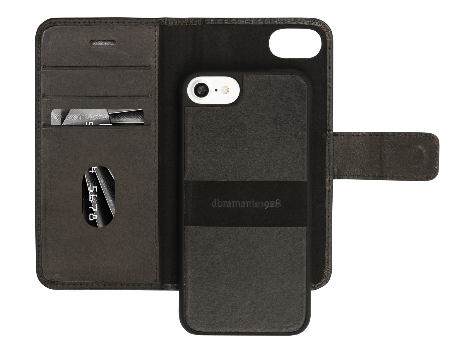 dbramante1928 Bernstorff iPhone SE 2022 / 2020 / 8 / 7 hoesje Donkerbruin