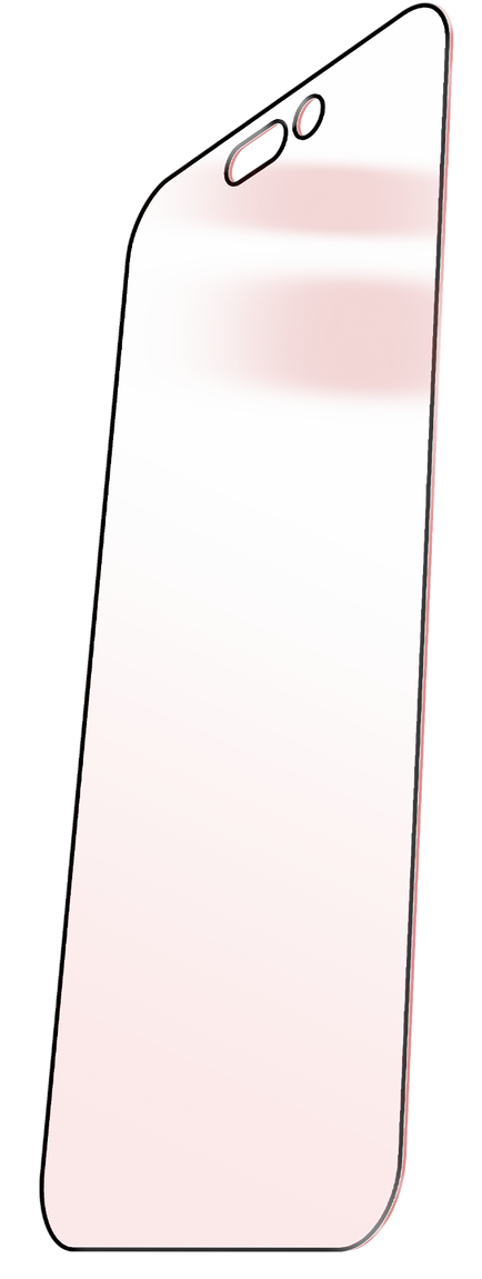 BodyGuardz Red Light Converter iPhone 17 Pro Max screenprotector
