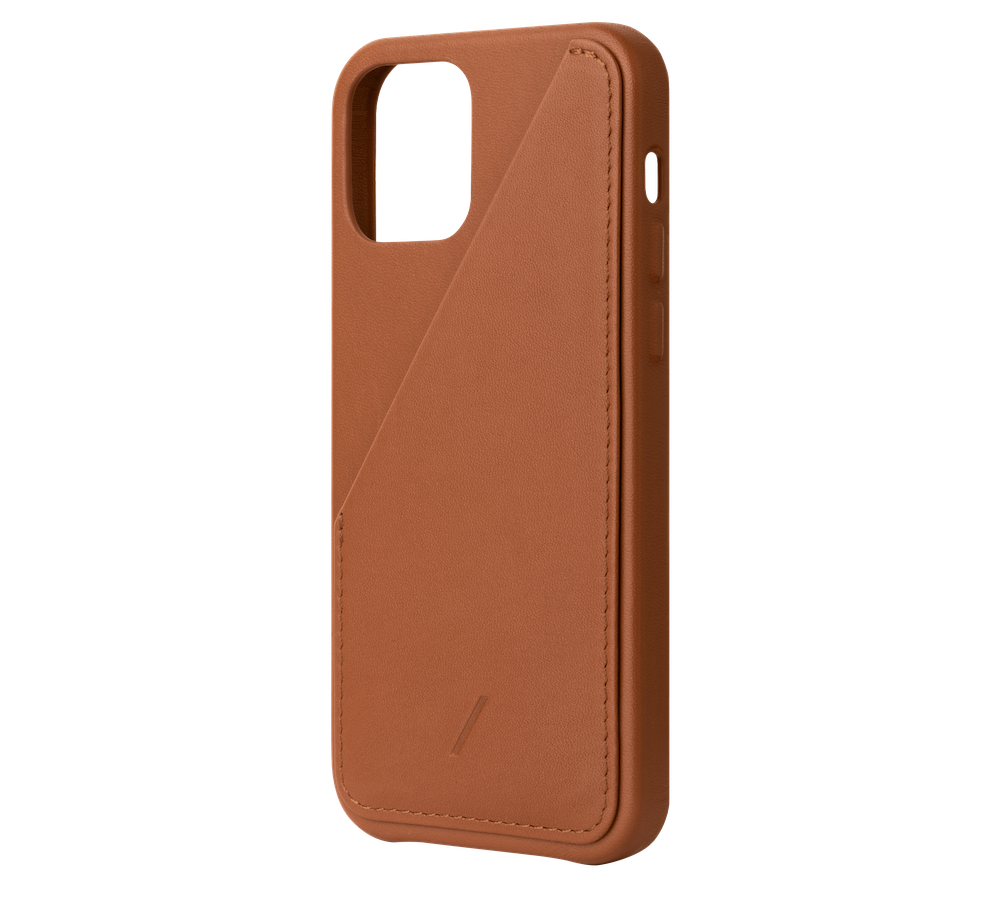 Native Union Clic Card iPhone 12 mini hoesje Tan