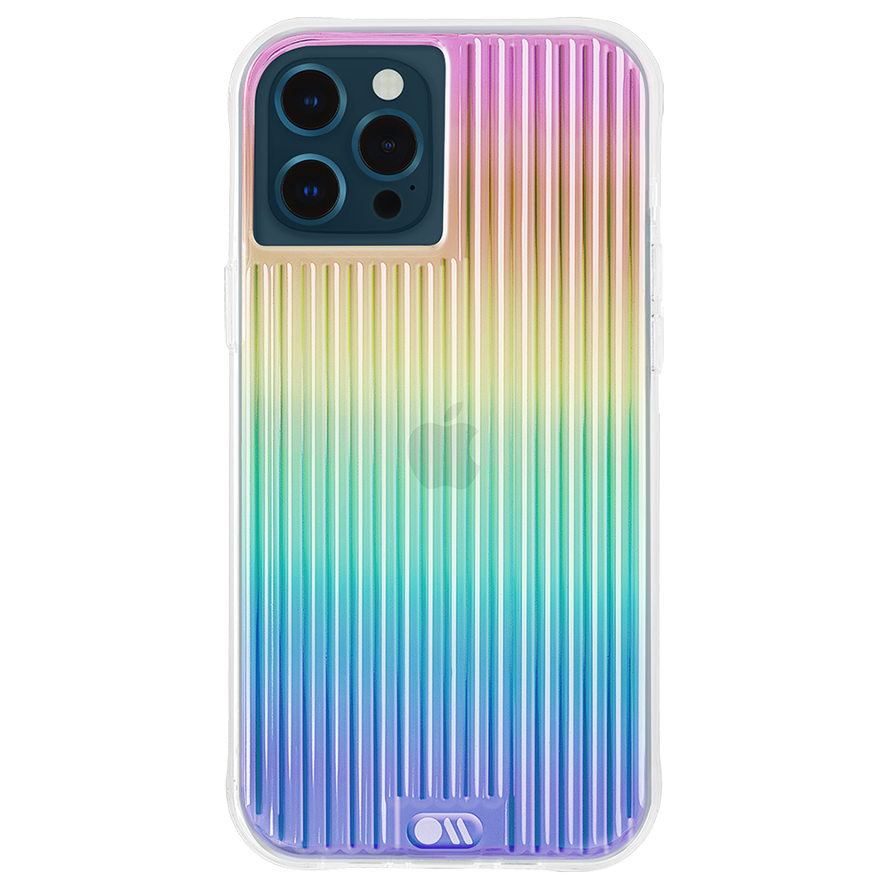 Case-Mate Tough Groove iPhone 12 Pro Max hoesje Iridescent