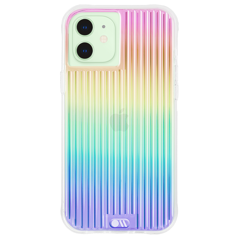Case-Mate Tough Groove iPhone 12 mini hoesje Iridescent