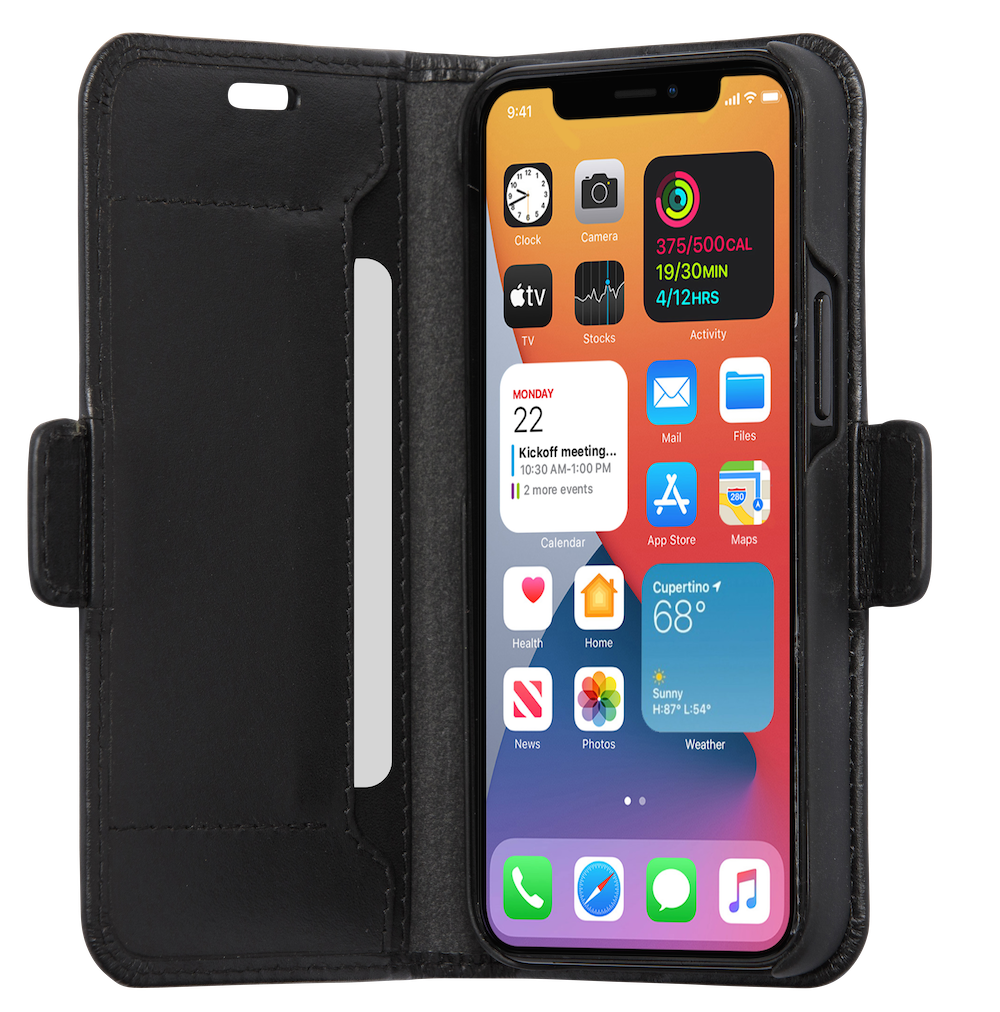 dbramante1928 Copenhagen Slim iPhone 12 mini hoesje Zwart