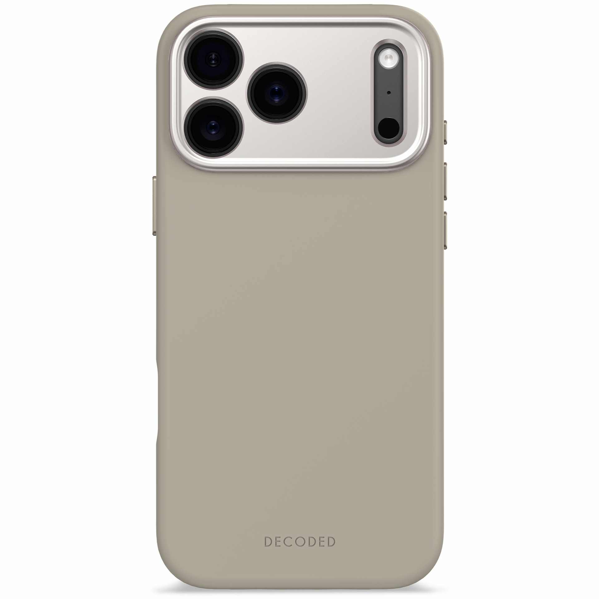 Decoded Silicone iPhone 17 Pro Max hoesje beige
