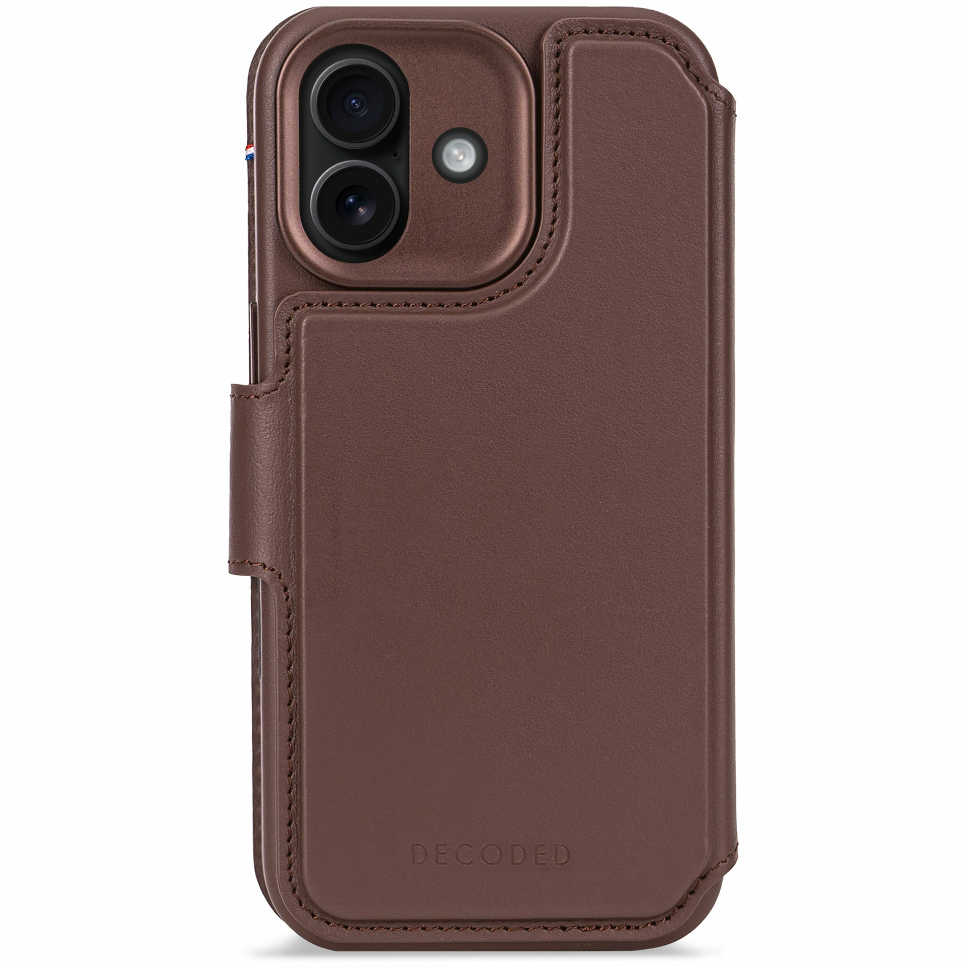 Decoded Leather Detachable 2 in 1&nbsp;Wallet iPhone 17 hoesje bruin