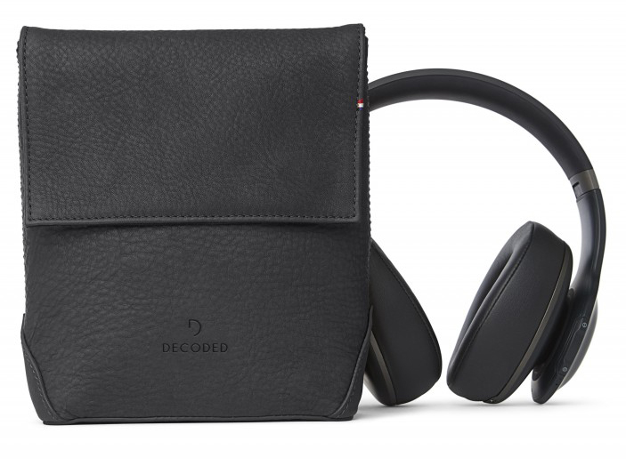 Decoded Leather Travel Pouch Pouch Zwart