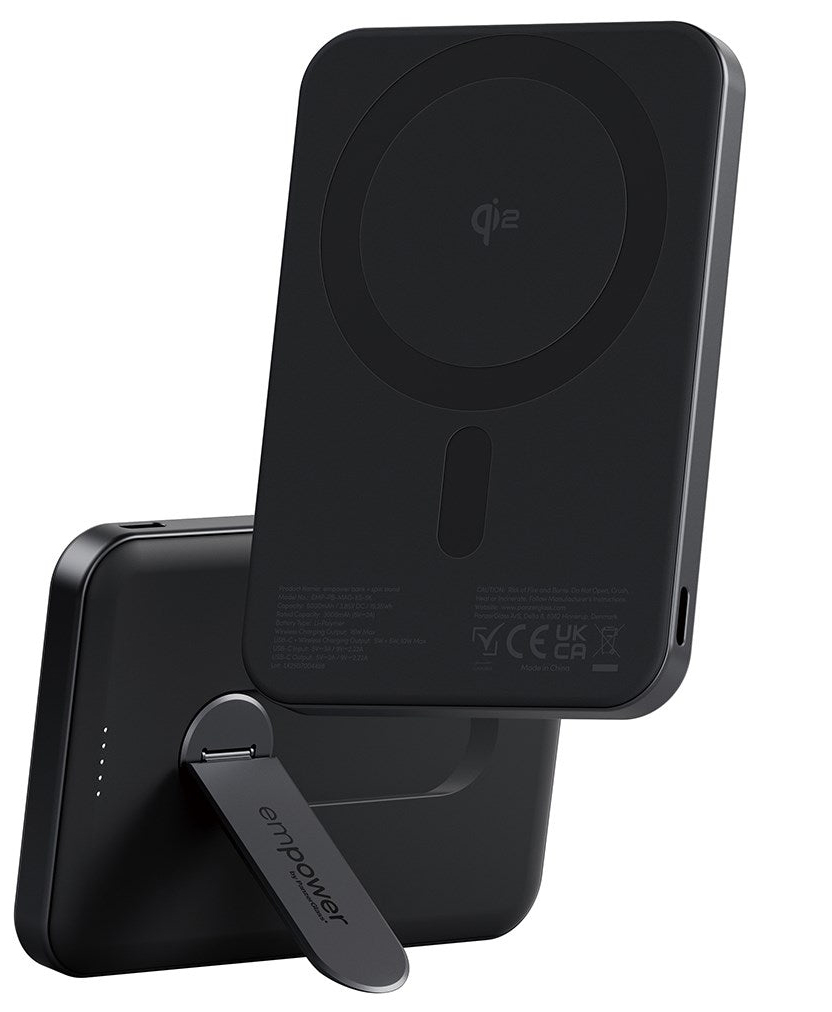 PanzerGlass empower MagSafe Powerbank met stand 5000 mAh zwart
