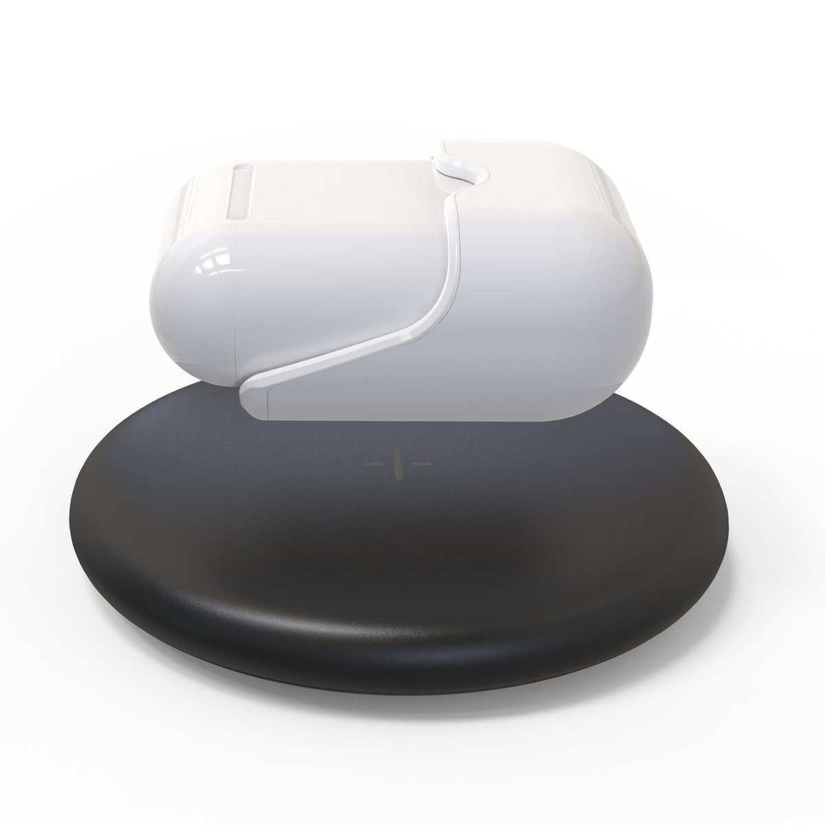 HyperJuice Qi draadloze oplader AirPods adapter Wit