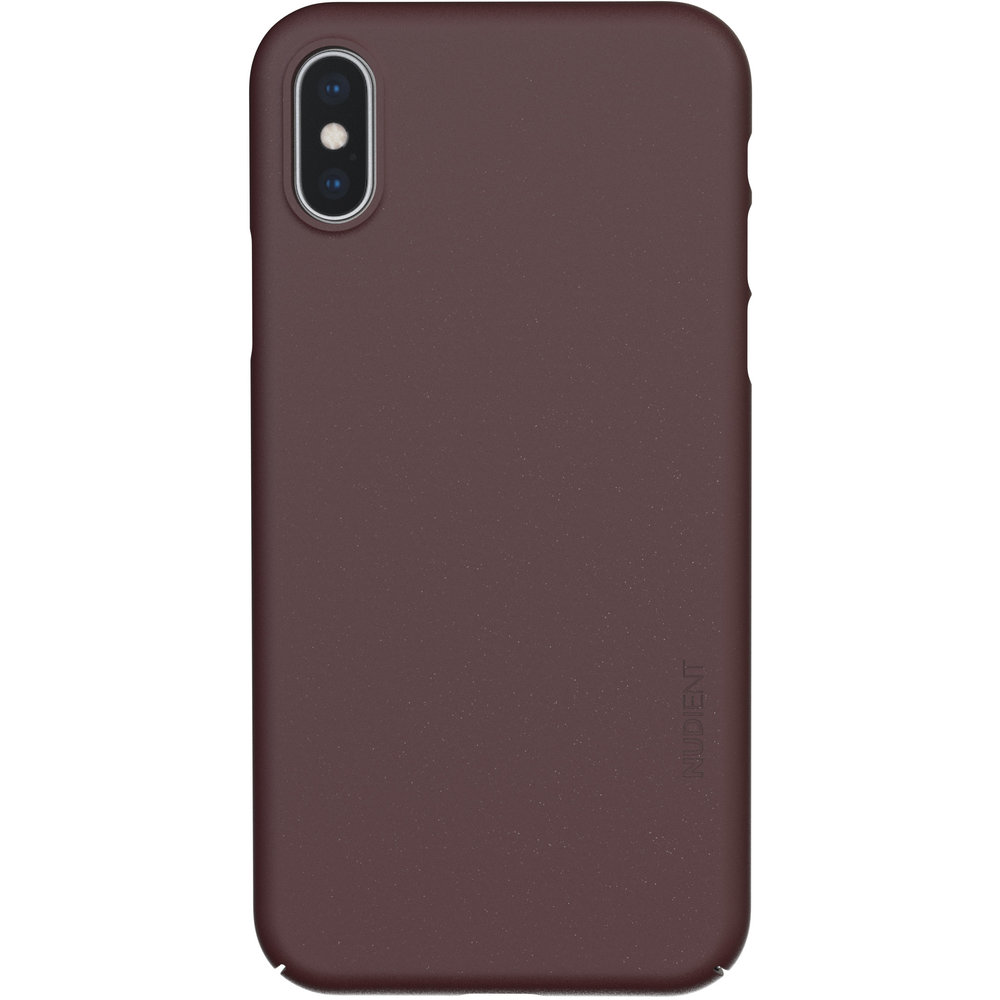 Nudient Thin Case iPhone XS hoesje Rood