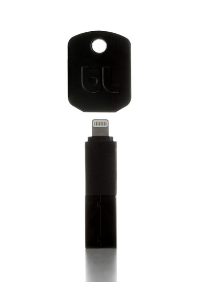 BlueLounge Kii Lightning-Kabel, schwarz