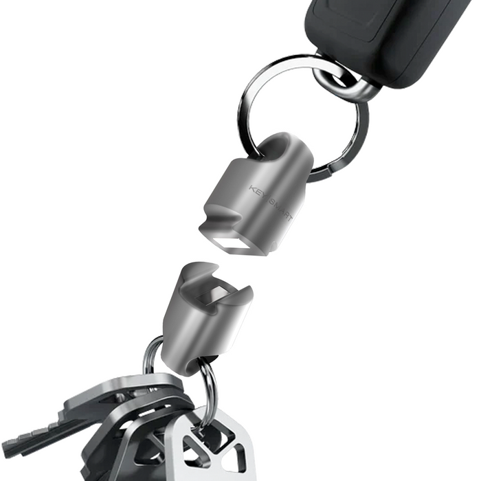 KeySmart MagConnect Pro sleutelhouder titanium