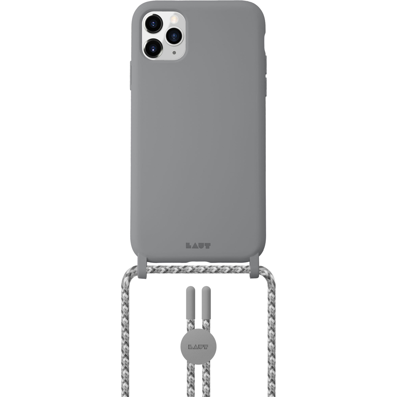 LAUT Pastels Necklace iPhone 12 Pro / iPhone 12 hoesje Grijs
