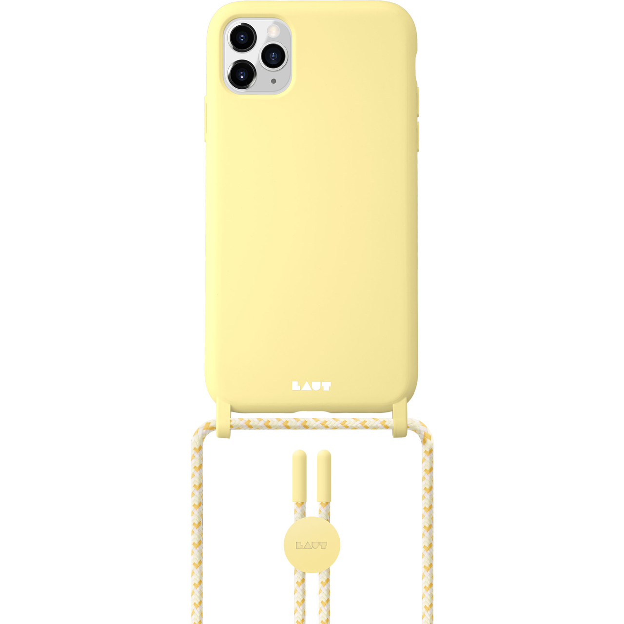 LAUT Pastels Necklace iPhone 12 Pro / iPhone 12 hoesje Geel